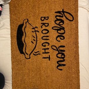 NEW Outdoor “Hope You Brought Pie” Doormat